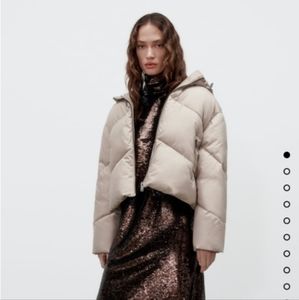 New Zara Puffer Coat